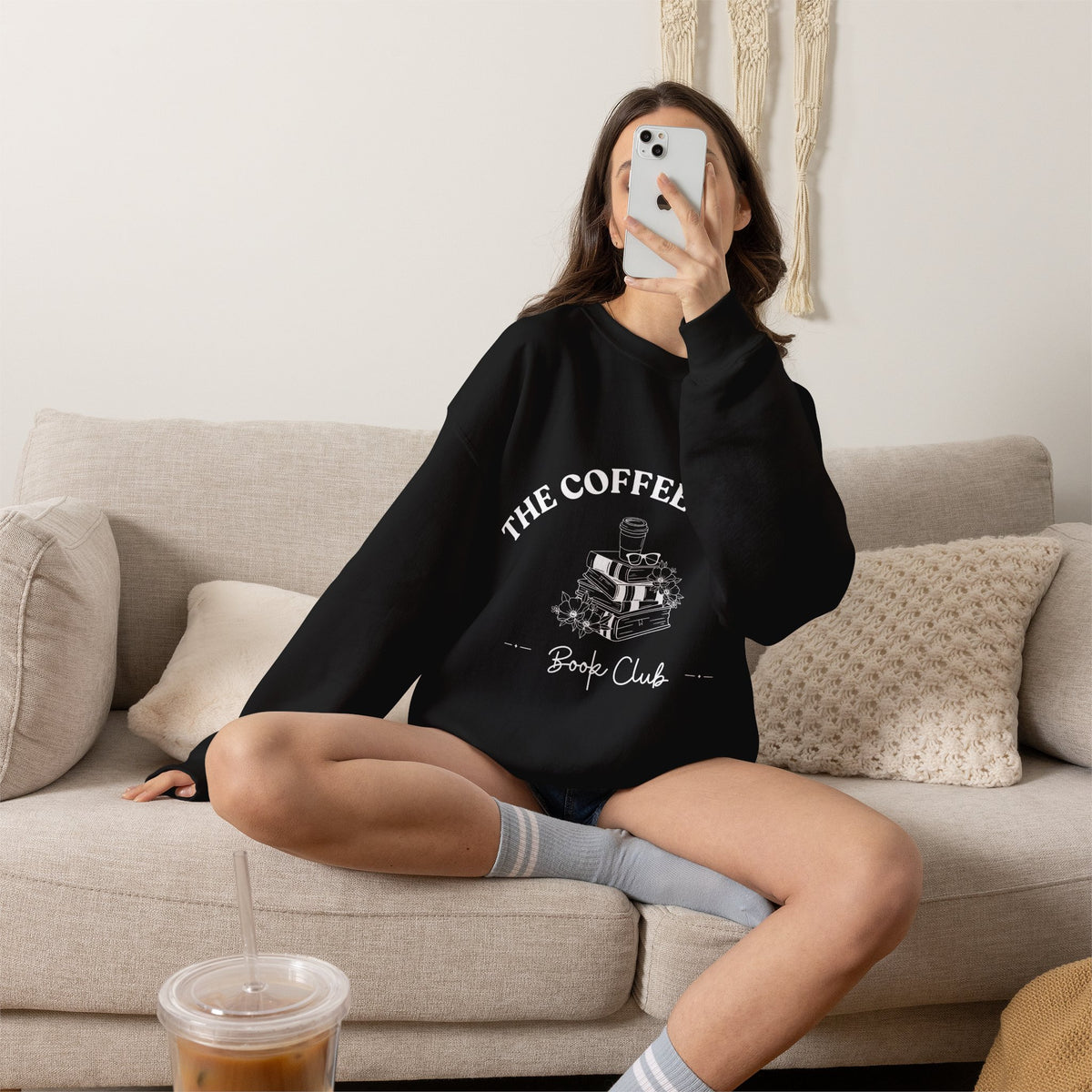 Coffee Shop Book Club Crewneck Sweatshirt