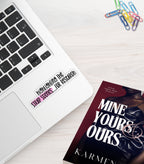 "Highlighting the Strap Scenes...For Research" Sticker